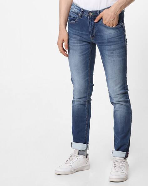 shoes to wear with dark blue jeans