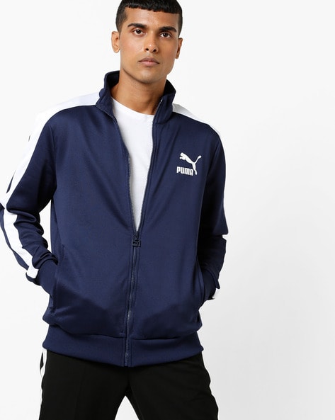 navy blue puma jacket