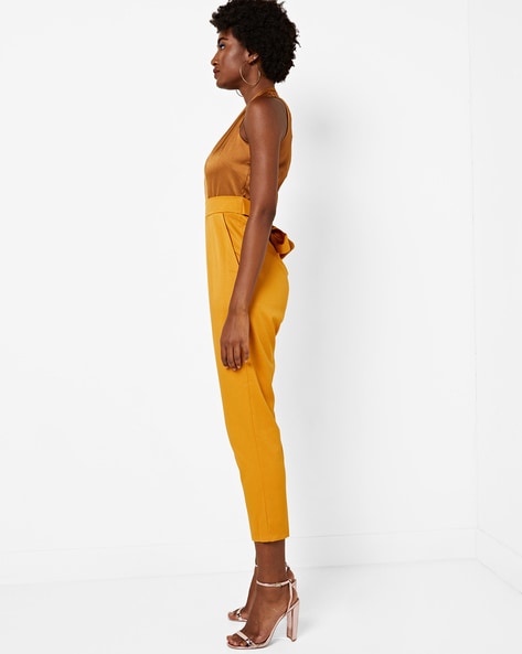 Closet jumpsuit sale mustard