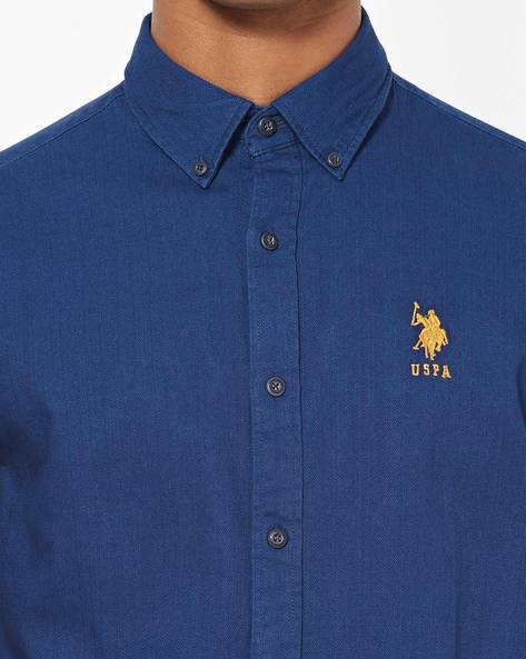 Buy Indigo Shirts for Men by U.S. Polo Assn. Online | Ajio.com