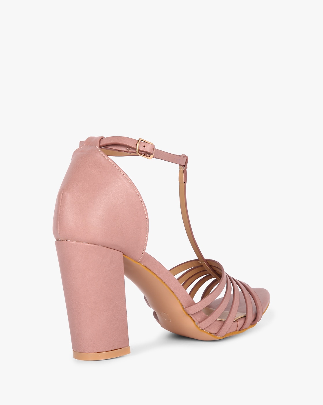 Buy Shezone Women's Peach Color Sandals (LR1417_PEACH_37) at Amazon.in