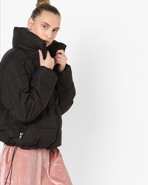 Glamorous black puffer outlet jacket