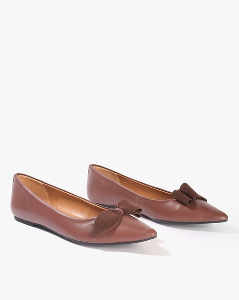 Brown Flat Shoes for Women by RED TAPE 