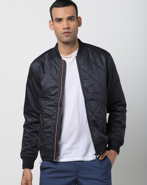 Indian Terrain Men Navy Casual Wear Jacket | KNOCKOUT | Navy | 98759