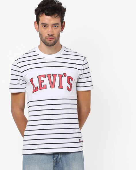 levi's white crew neck