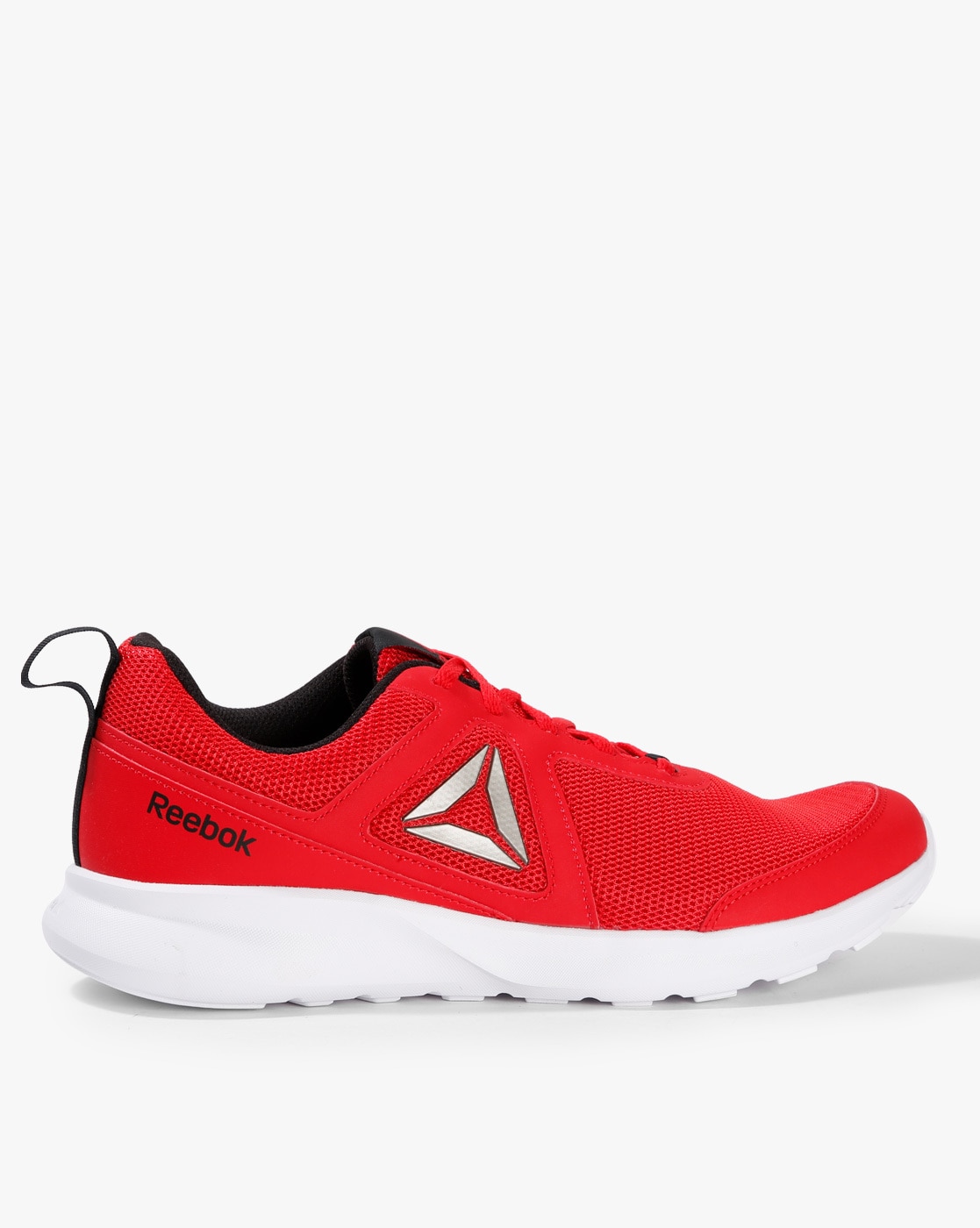 reebok red sports shoes