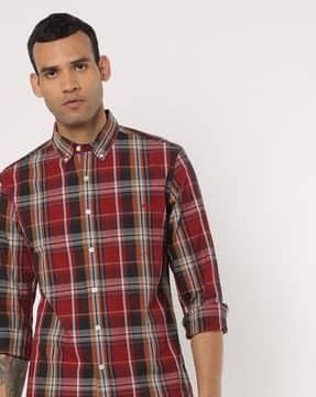 Buy Red Shirts for Men by AERO JEANS 