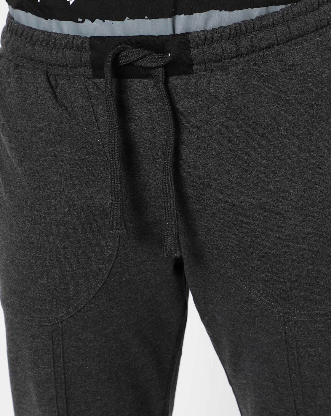 Buy OCTAVE Olive Mens Regular Fit Solid Joggers | Shoppers Stop