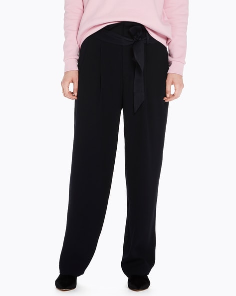 Rini Loose Straight Leg Trousers / Navy - Hello My Love