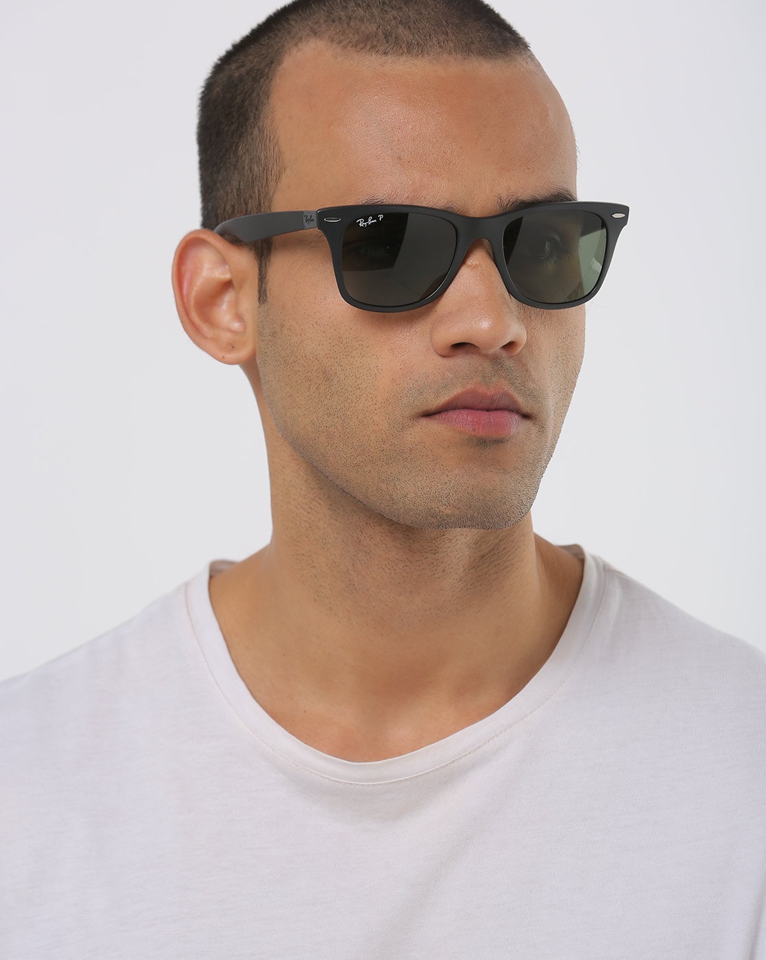 Wayfarer Style Matte Black Sunglasses (Red Highlight) - Maverix Eyewear