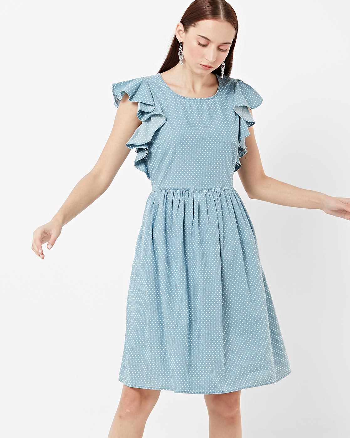 Buy Blue Dresses For Women By Project Eve Ww Denim Online Ajio Com