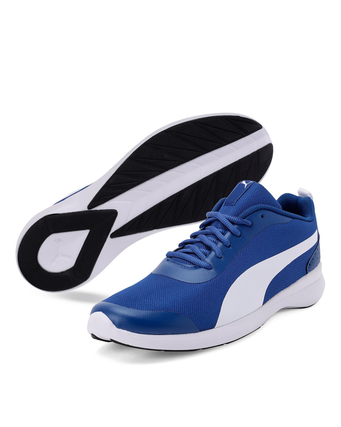 Buy Puma White & Estate Blue Running Shoes for Men Online @ Tata CLiQ Luxury