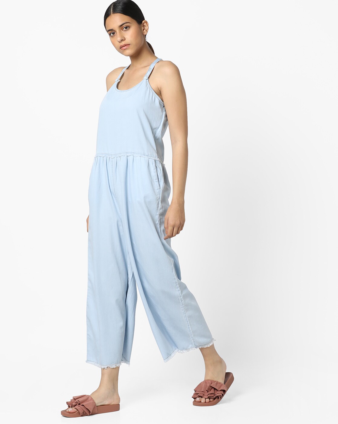 light blue jumpsuits