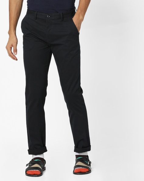Buy Khaki Brown Trousers & Pants for Men by DNMX Online | Ajio.com