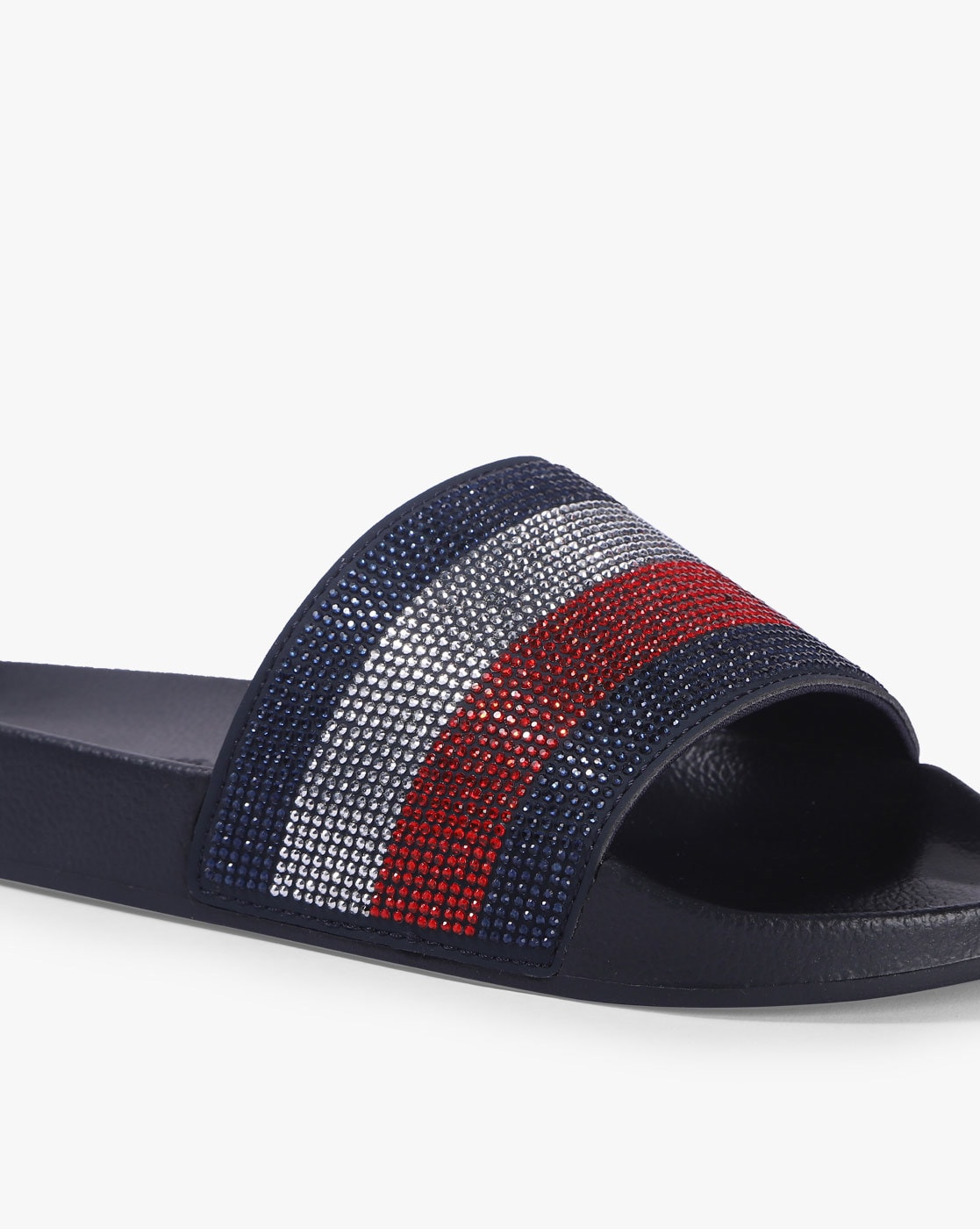 Tommy hilfiger sequin online sliders