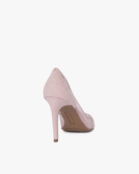 blush pink court shoes