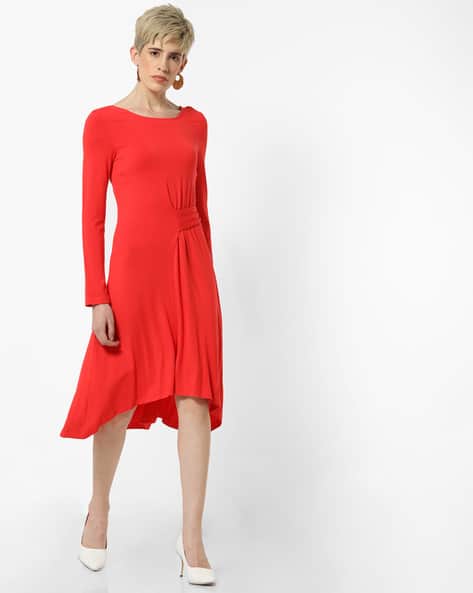 marks and spencer red dress