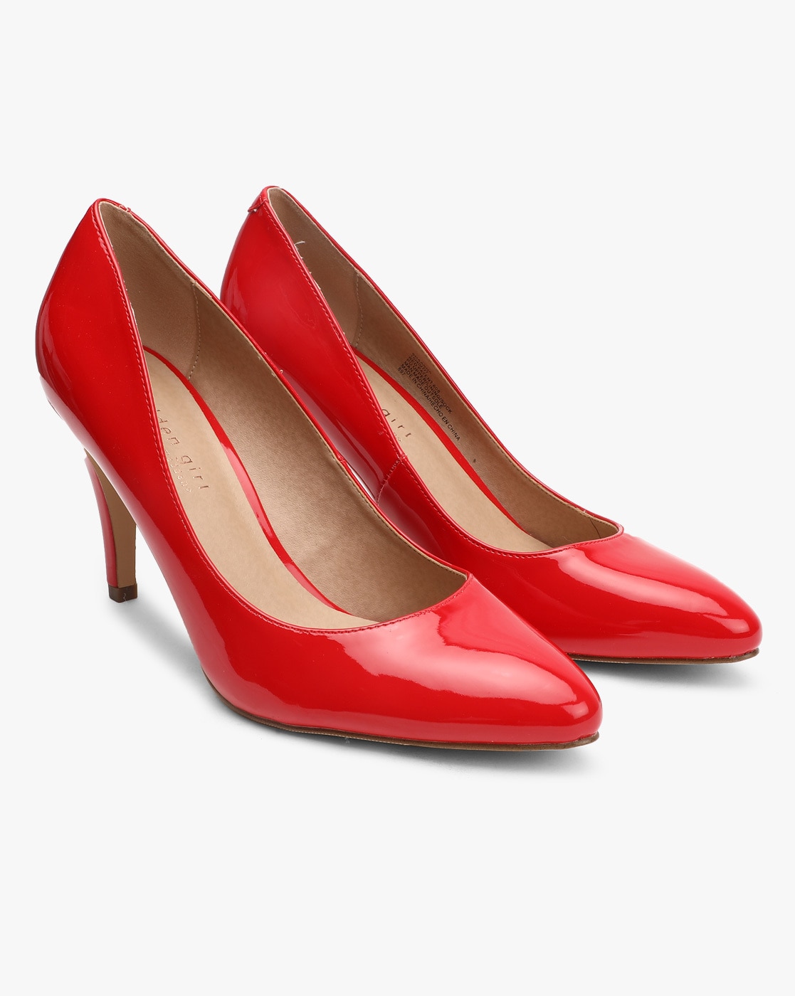 madden girl red pumps