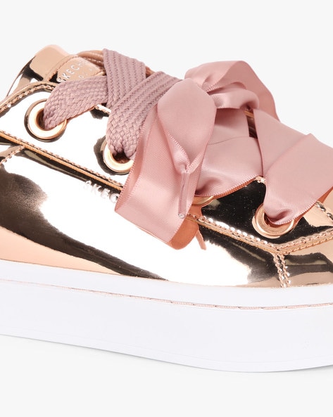 Skechers hi clearance lites rose gold