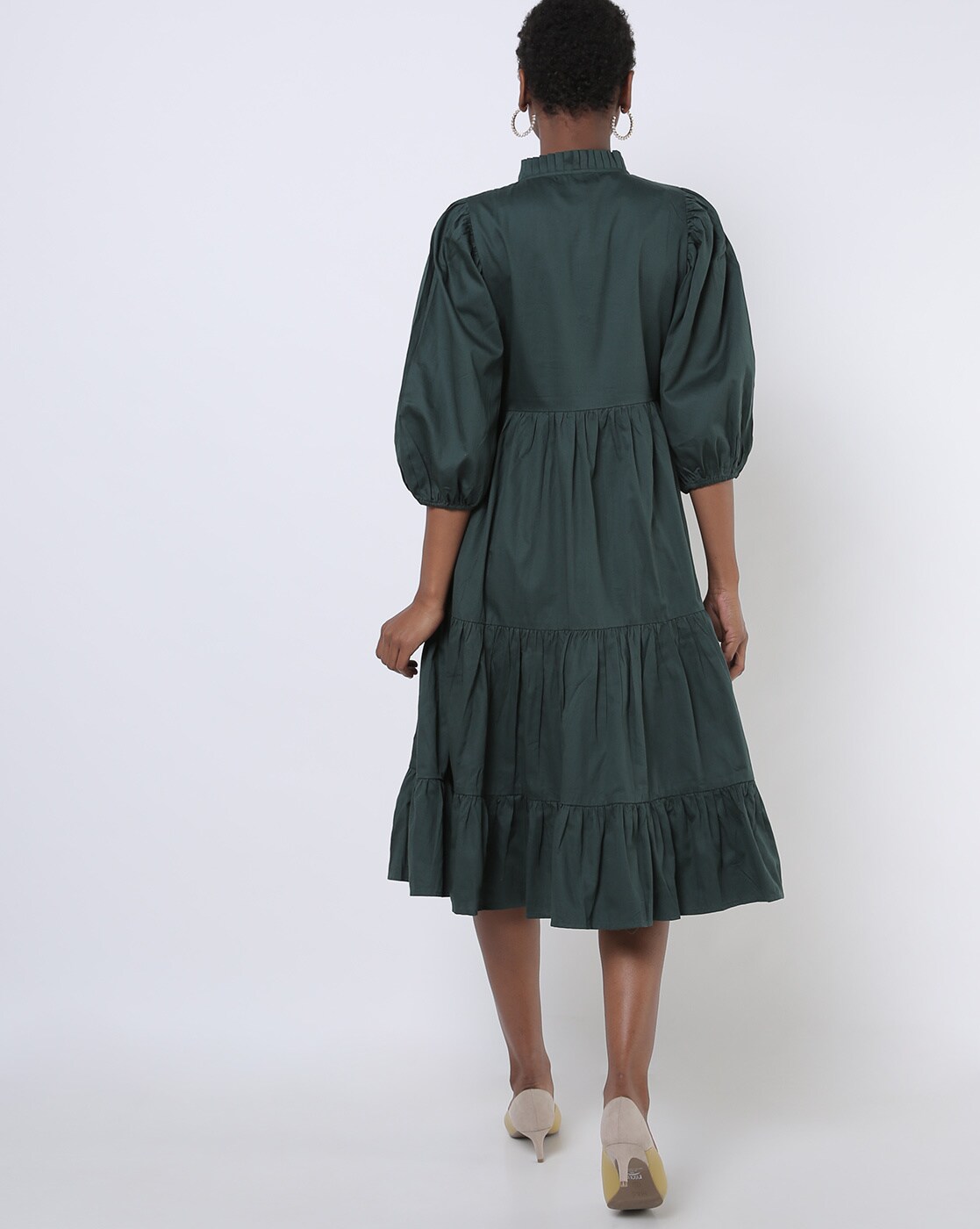 Buy Green Dresses for Women by Femella Online