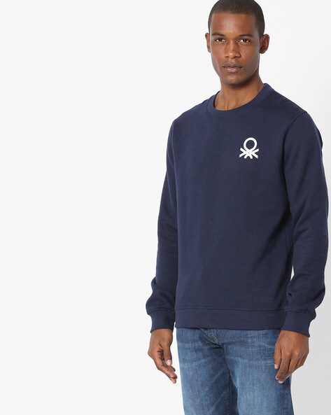 united colors of benetton men's cotton sweatshirt