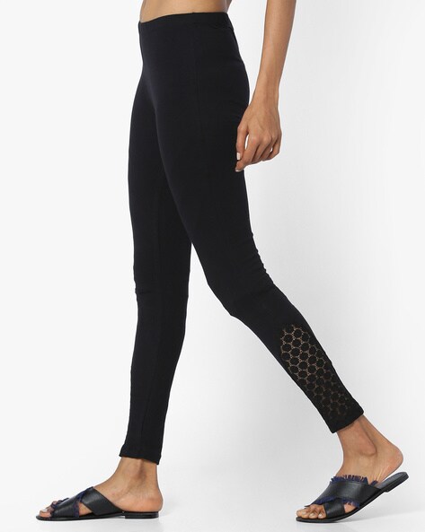 Buy SOIE Cream Womens Mid-Calf Length Legging | Shoppers Stop