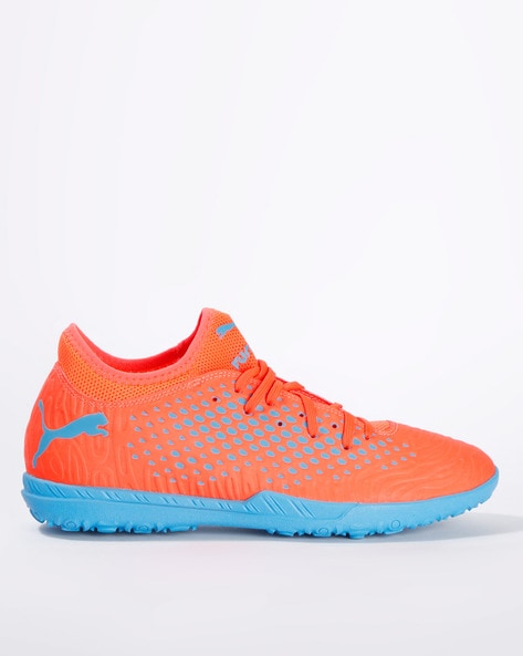 blue and orange puma shoes