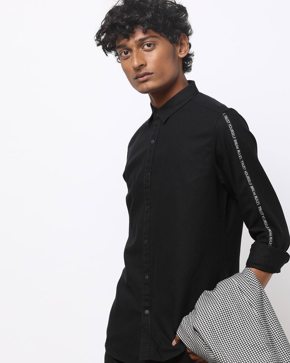 Buy Black Shirts for Men by SPYKAR 