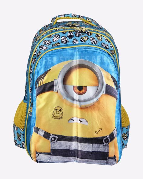 Printed Backpack - Yellow/Despicable Me - Kids