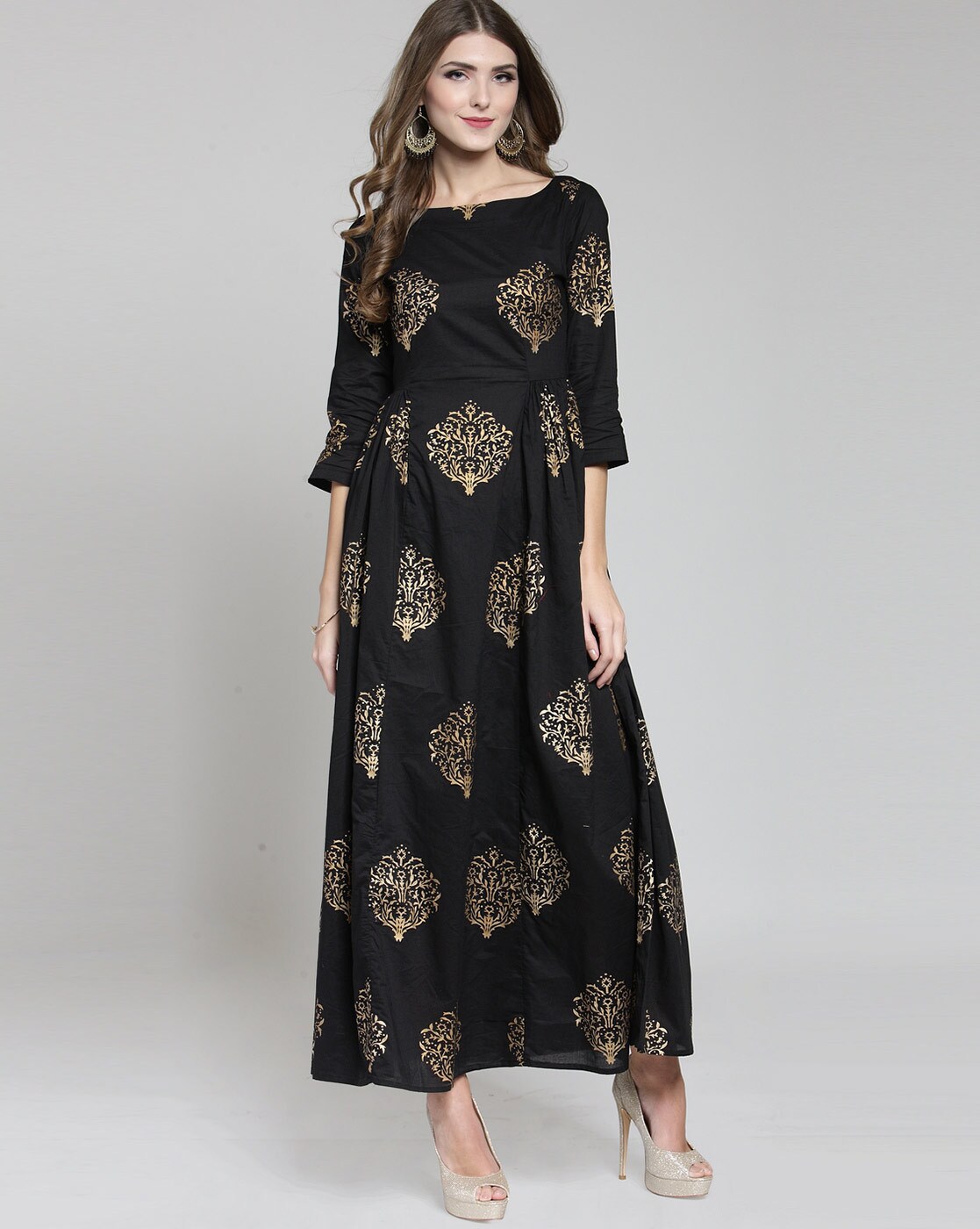 black long indian dress