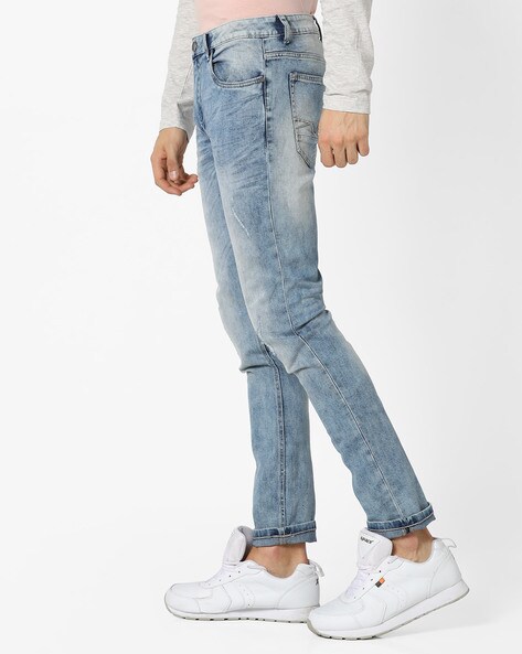 Buy Light Blue Jeans for Men by DNMX Online