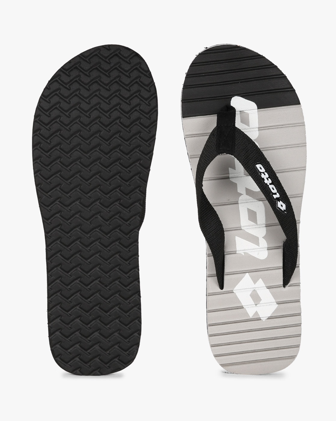 LOTTO BLACK /WHITE COMIN SLIPPERS For MEN 10 Slippers - Price History-hautamhiepplus.vn