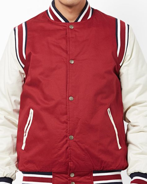 Buy Red & White Jackets & Coats for Men by SUPERDRY Online | Ajio.com