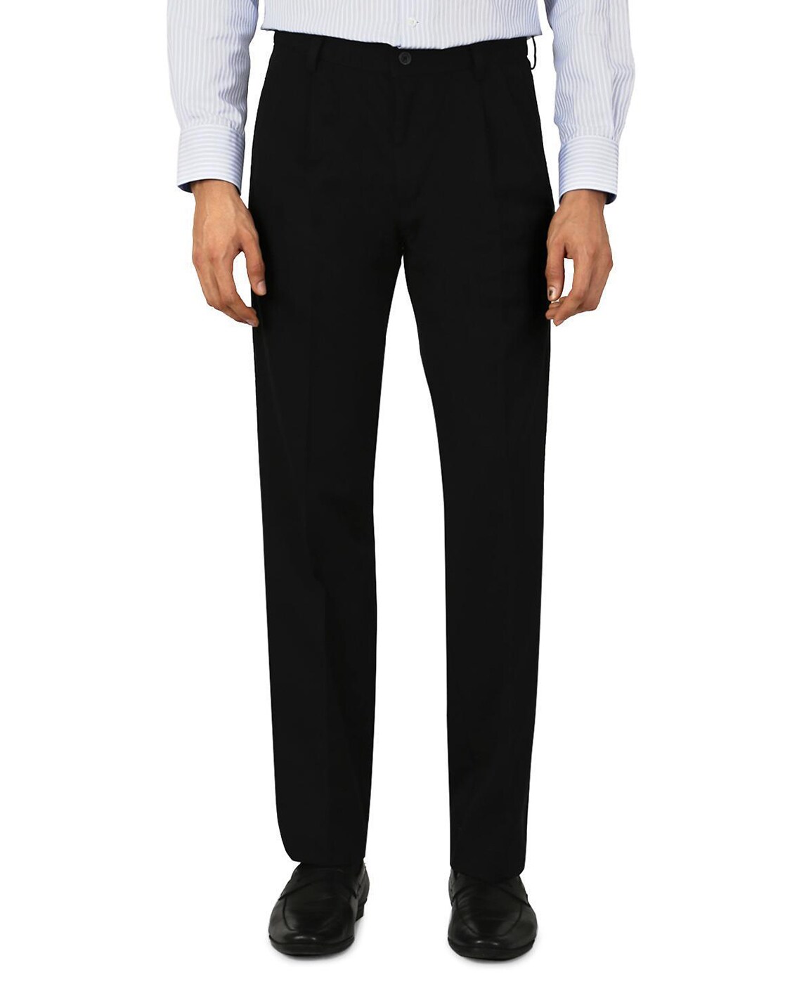 allen solly pleated trousers