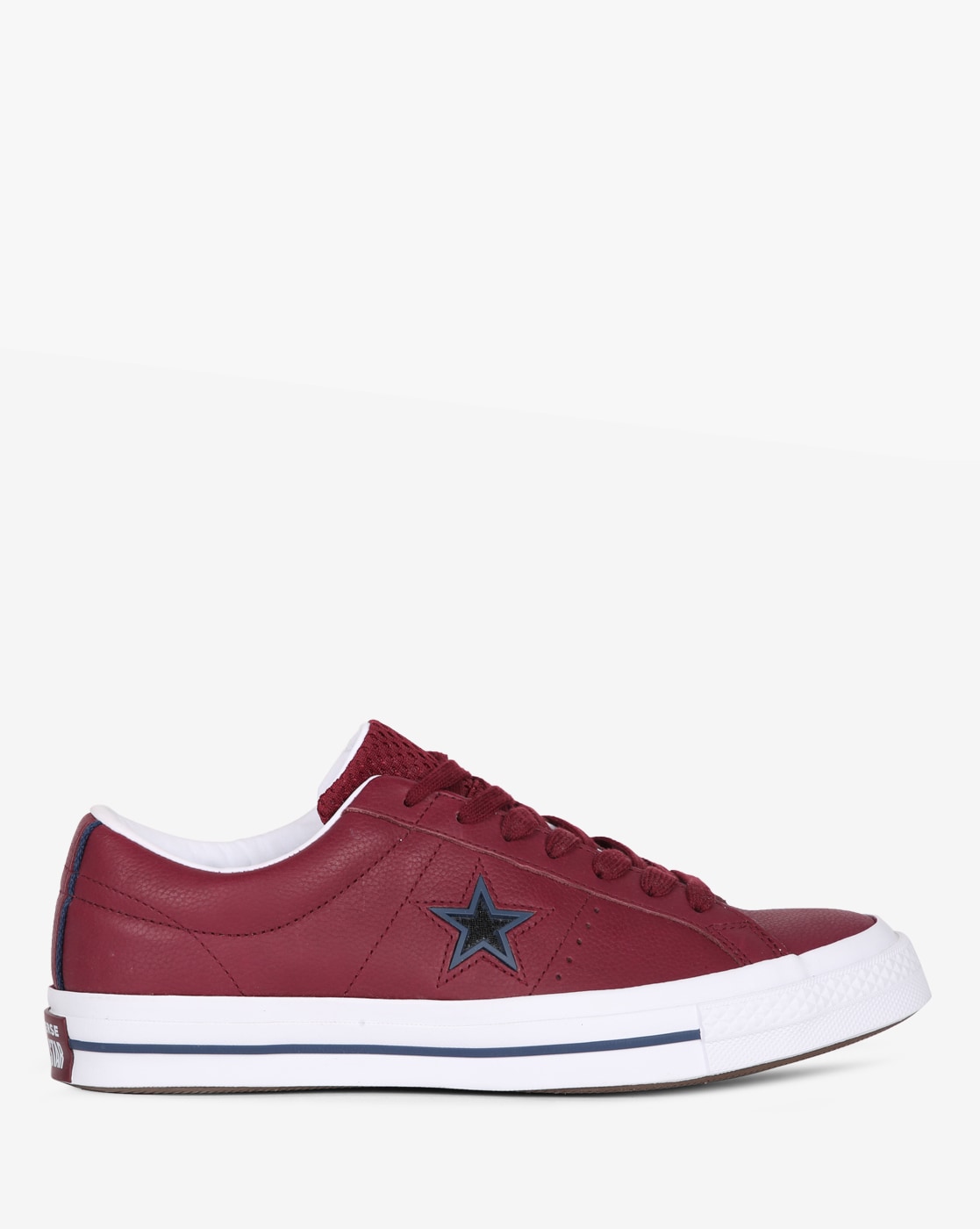 Converse one star clearance maroon