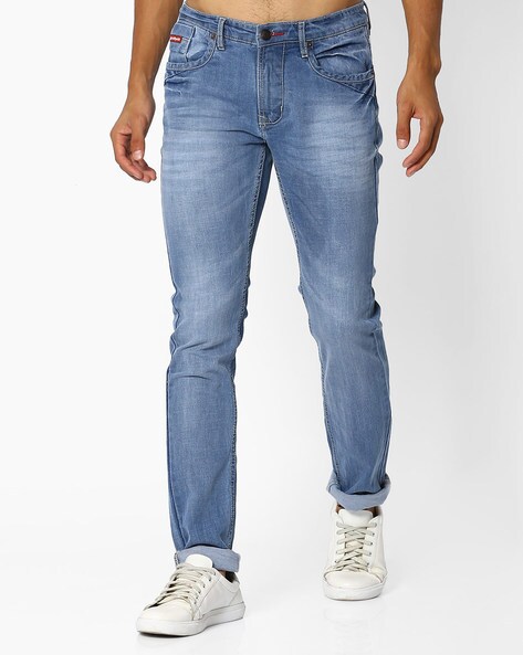 Buy Light Blue Jeans for Men by DNMX Online