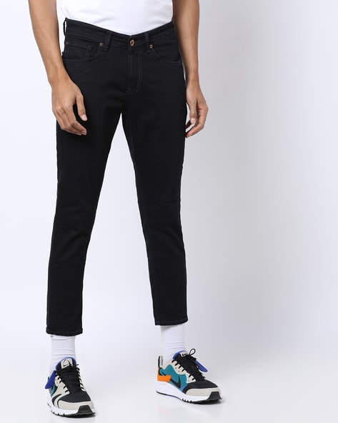 black ankle length jeans for mens