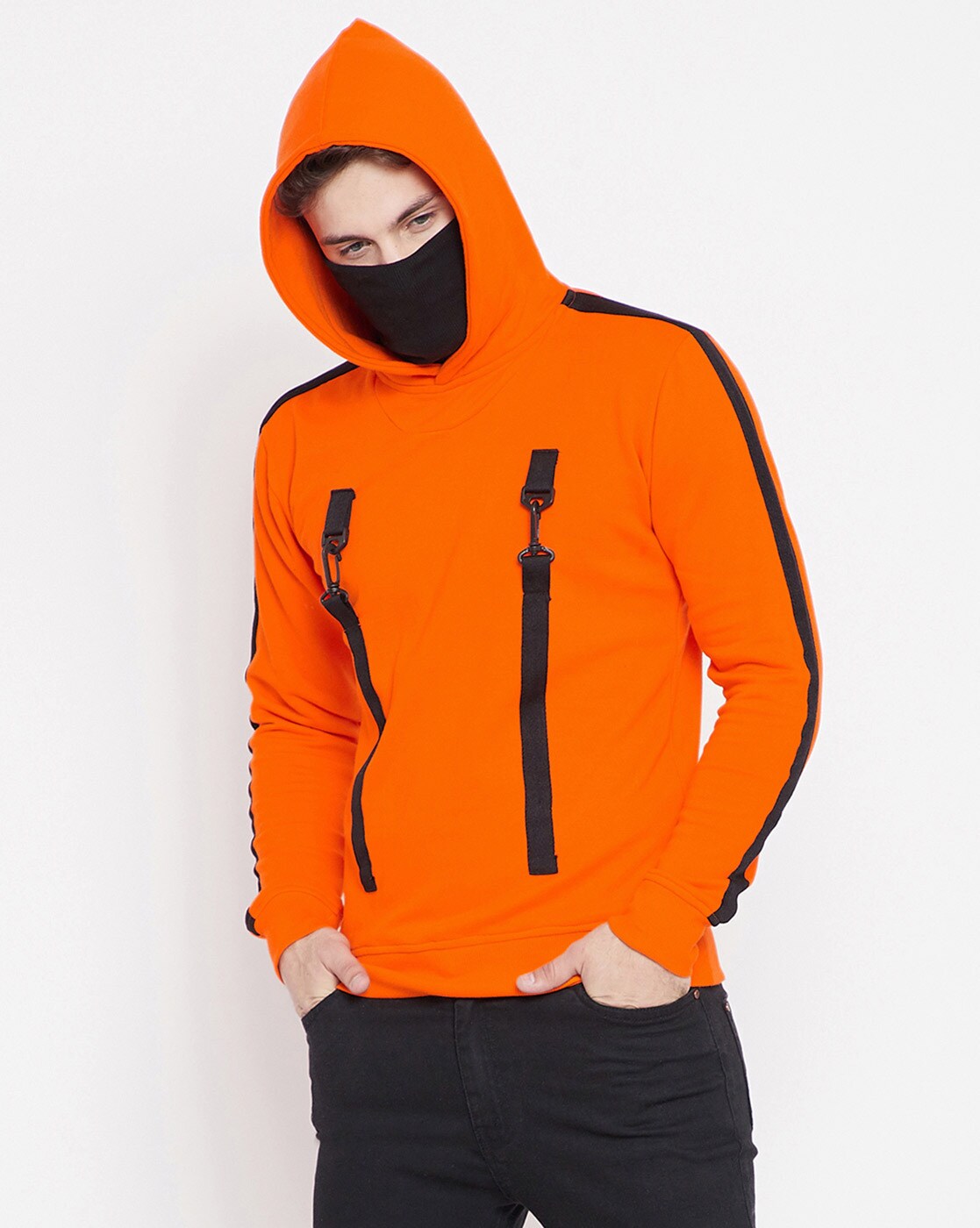 orange sweatshirt for men