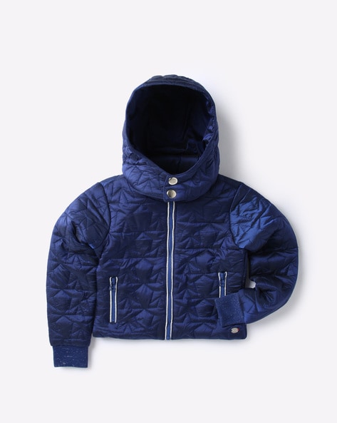 dark blue polo jacket