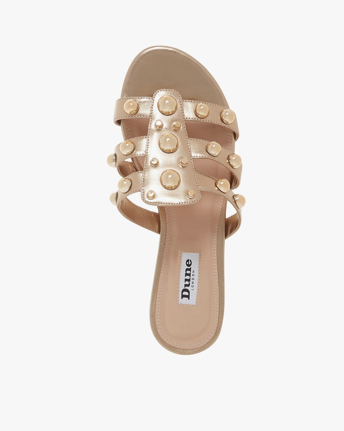 Buy Gold Flat Sandals for Women by Dune London Online | Ajio.com