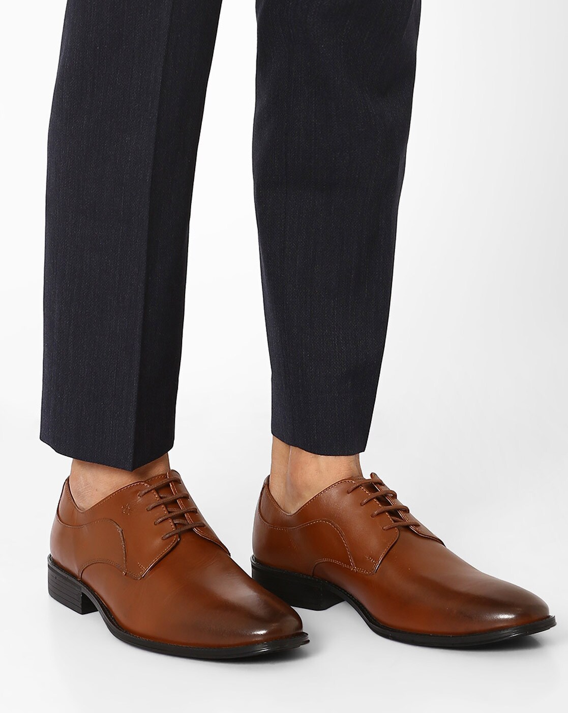 tan brown leather shoes