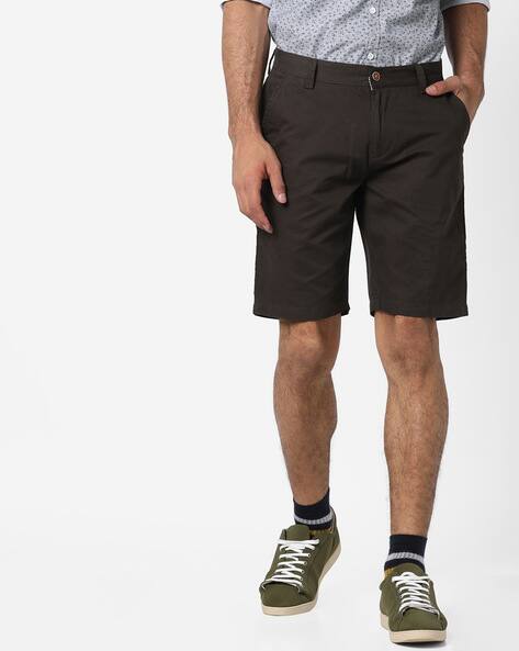 Buy Olive Green Shorts \u0026 3/4ths for Men 
