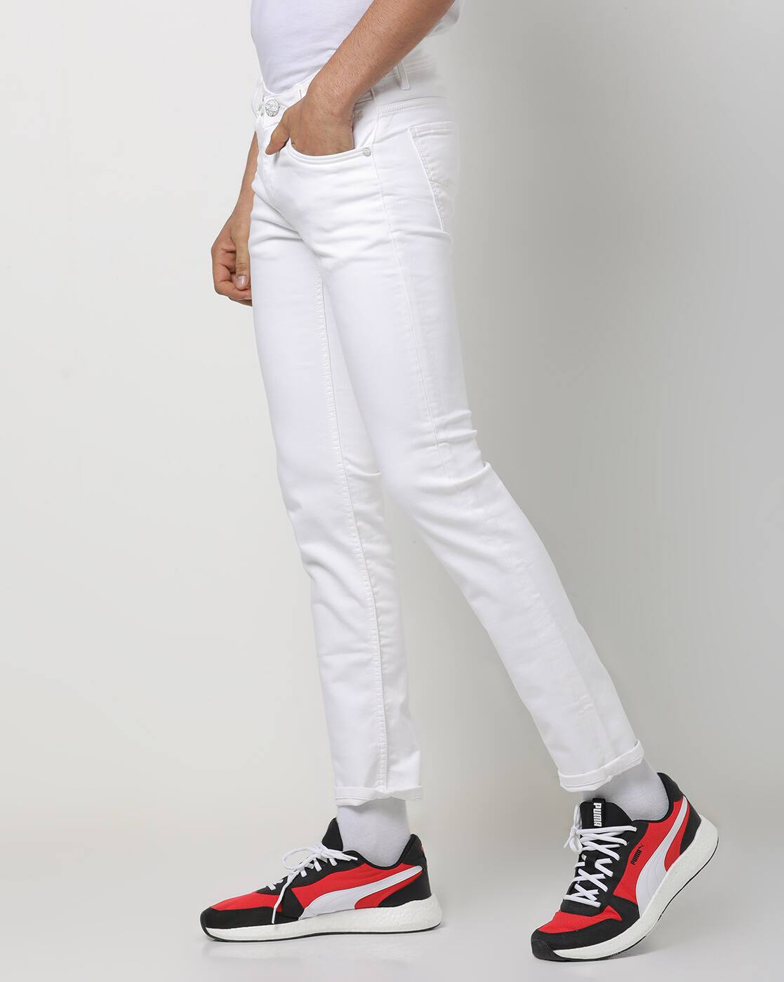 mufti white jeans