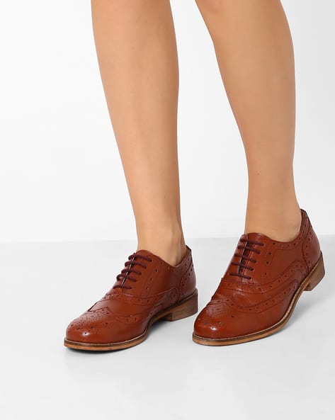 Genuine Leather Oxford Brogues