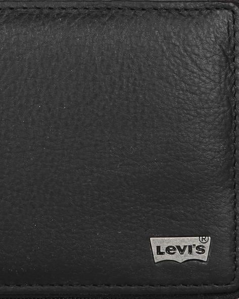 Levi's Men's Bifold Leather Wallet Black 31LP220039 RFID Blocking | eBay