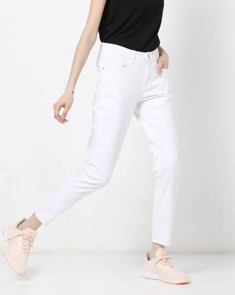 flying machine white jeans