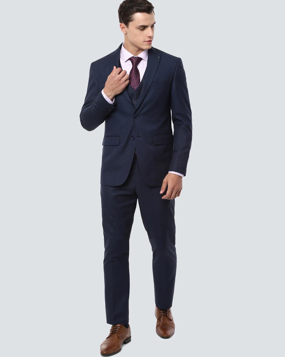 moss bros 3 piece suit sale