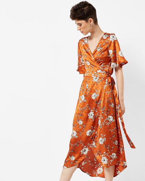 Buy Rust Brown Dresses for Women Vero Online | Ajio.com