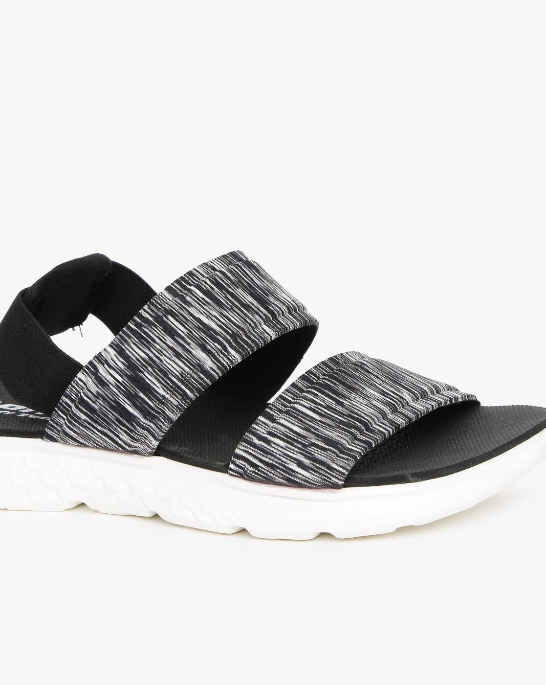 lotto printed sling black sports sandals