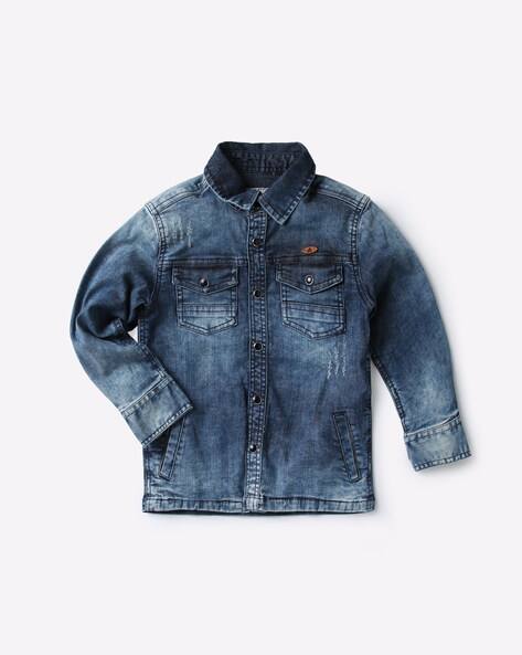 denim jacket ajio